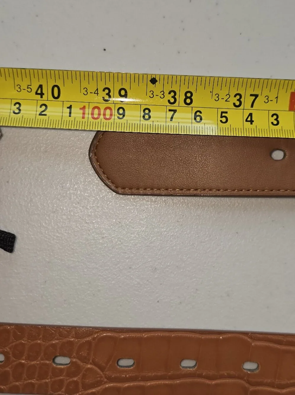 L.C Lauren Conrad and Target Brown Vegan Belts Size L NEW